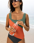 Oakleigh Padded Square Neck One Piece Swimsuit