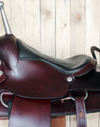 Hilason Custom Designed Rare Western Trick Riding Saddle Mahogany