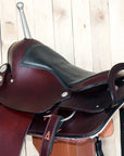 Hilason Custom Designed Rare Western Trick Riding Saddle Mahogany