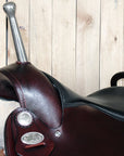 Hilason Custom Designed Rare Western Trick Riding Saddle Mahogany