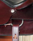 Hilason Custom Designed Rare Western Trick Riding Saddle Mahogany