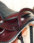 Hilason Custom Designed Rare Western Trick Riding Saddle Mahogany