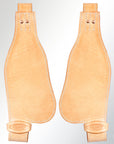 Hilason Leather Youth Saddle Replacement Fender Pair With Hobble Straps