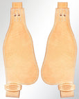 Hilason Leather Youth Saddle Replacement Fender Pair With Hobble Straps