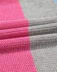 Colorblock Notched V-Neck Sweater T-Shirt
