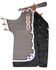 Hilason Handmade Genuine Leather Chaps Adult Handtooled Rodeo Bull Riding