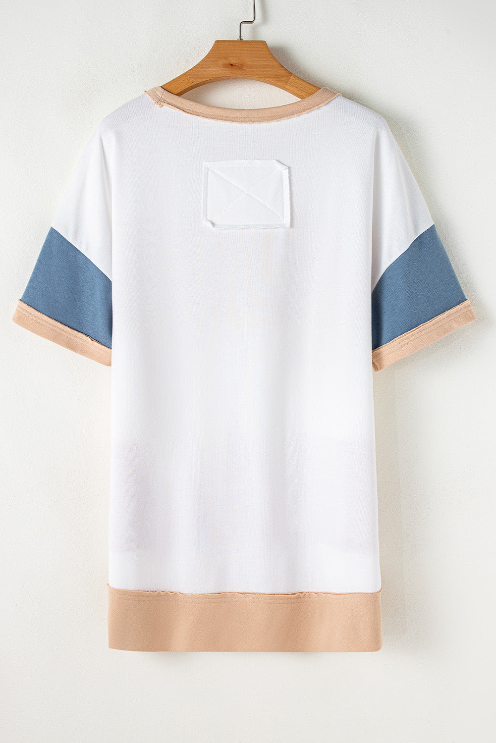 Kensley Patchwork Side Split Tunic Top