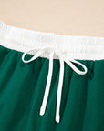 Varsity Stripe Pullover and Mini Skirt Set
