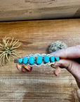 Cuff Bracelet - Kingman Turquoise & Sterling Silver