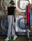 The Maggie Bow Joggers in Grey