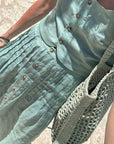 MASON'S DAUGHTER Andrea Skirt, Sage Green