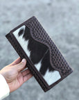 Cowhide Tooled Leather Women's Wallet