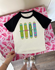 Neon Cinches Baby Tee