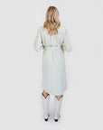 MASON'S DAUGHTER Miller Dress, Seafoam and Ivory Striped