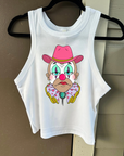 Rodeo Clown Cropped Tank