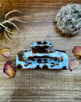 Cow Print Hair Clips
