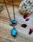 Egyptian turquoise necklace lariat