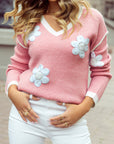 Aaliyah Flower Sweater