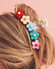 Multicolor Flowers Cute Hair Claw Clip