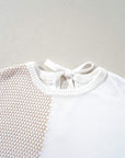 Colorblock Tied Keyhole Sweater
