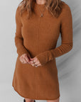 Madeline Ribbed Mini Sweater Dress
