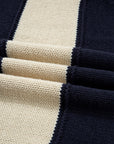 Plus Size Stripe Colorblock Drop Shoulder Sweater