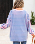 Eliza Stripe Oversize Casual Top