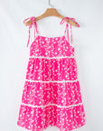 Mina Ric Rac Patched Sleeveless Mini Dress