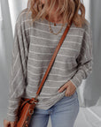 Bella Stripe Dolman Sleeve Top