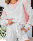Colorblock Top and Shorts Set