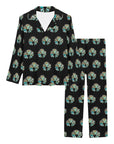Turquoise Naja Women's Western Long Pajama Set