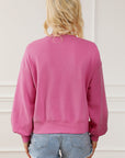 Regina Chic Tiger Embroidered Casual Sweatshirt