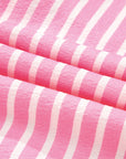 Stripe Bow Top and Pants Pajama Set