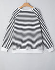 Amelia Side Slits Loose Sweatshirt