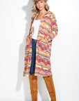 Aztec Hooded Cardigan Made in America
