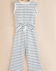 Avery Stripe Casual Wide Leg 2pcs