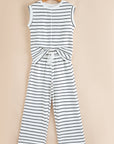 Stripe Top and Pants Set