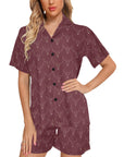 Longhorn Skull Women's Western Pajama Set