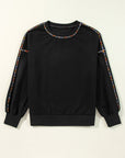 Jordyn Rainbow Pullover Sweatshirt