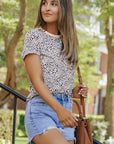Emery Cheetah Print Top