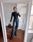 The Serena Pant in Washed Black
