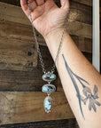 Golden hills necklace lariat