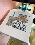 Iced Coffee & Cows TEE or CREWNECK