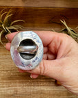 Adjustable Cowboy Hat Ring – Kingman Turquoise, Navajo Handmade by Robby Manuelito