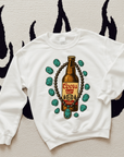 Turquoise Bottle Tee or Crewneck