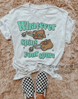 Spins Your Spurs TEE or CREWNECK