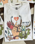 Western Vet Tech TEE, CREWNECK or QUARTER ZIP