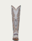A4755 - WOMEN'S WOVEN TALL TOP WHITE SNIP TOE COWBOY BOOT