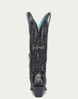 A4792 - WOMEN'S EMBROIDERY BLACKED BONE J TOE COWBOY BOOT