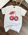 Leopard Cherries TEE or CREWNECK